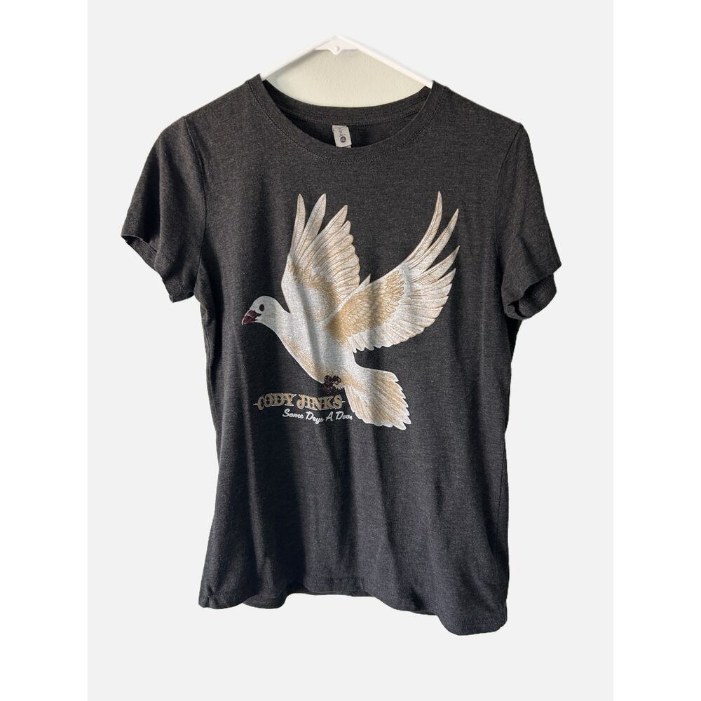 Cody Jinks Some Days a Dove Graphic Black Short Sleeve Tee Extra Large